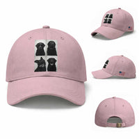 Funny Black Lab Baseball Cap Photobooth Selfie Dog Mom Gift