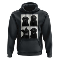 Funny Black Lab Hoodie Photobooth Selfie Dog Mom Gift - Wonder Print Shop
