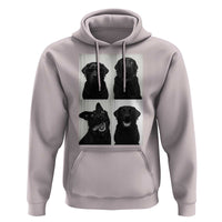Funny Black Lab Hoodie Photobooth Selfie Dog Mom Gift - Wonder Print Shop