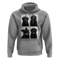 Funny Black Lab Hoodie Photobooth Selfie Dog Mom Gift - Wonder Print Shop