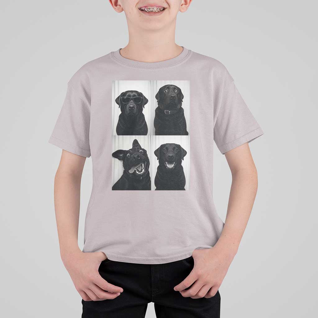 Funny Black Lab T Shirt For Kid Photobooth Selfie Dog Mom Gift - Wonder Print Shop
