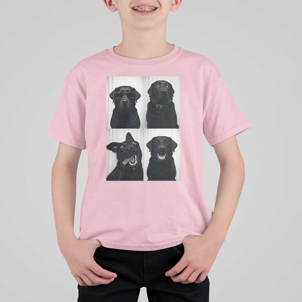 Funny Black Lab T Shirt For Kid Photobooth Selfie Dog Mom Gift - Wonder Print Shop