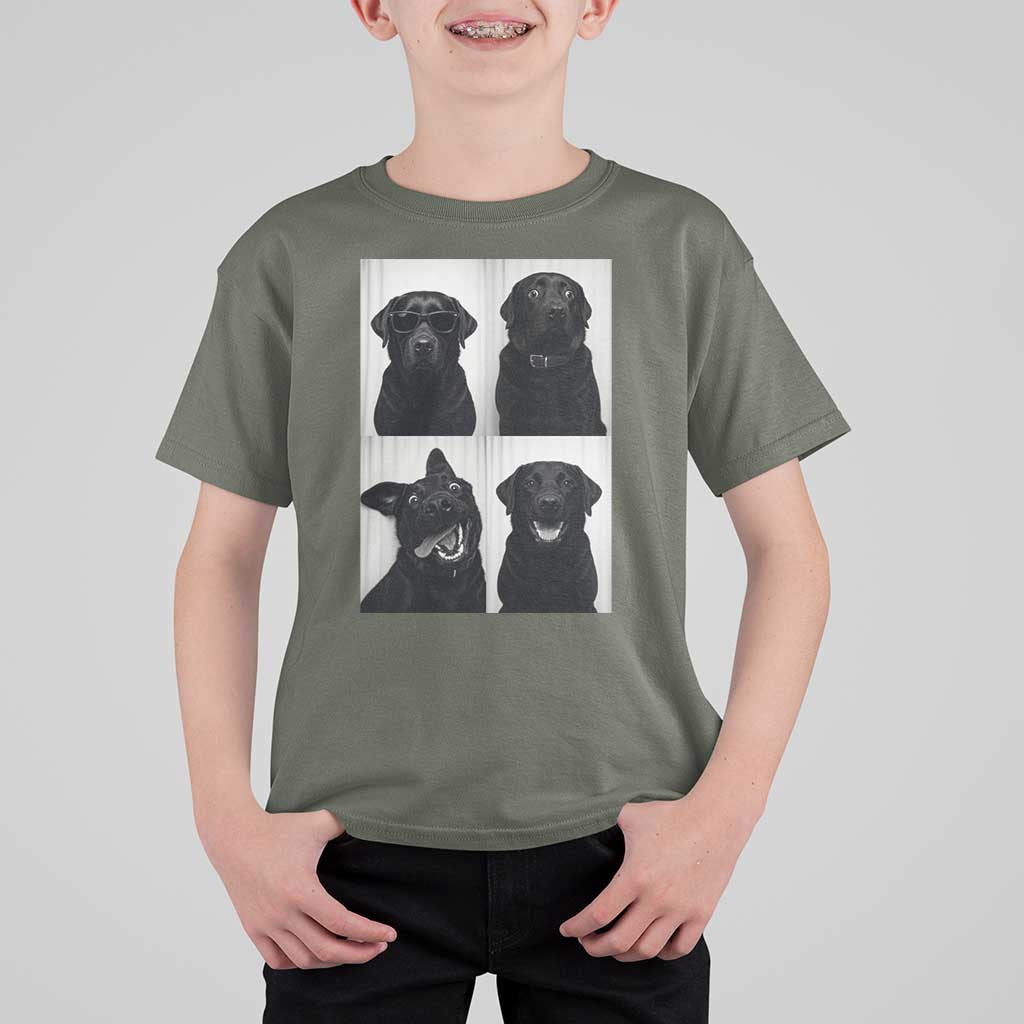 Funny Black Lab T Shirt For Kid Photobooth Selfie Dog Mom Gift - Wonder Print Shop
