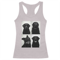 Funny Black Lab Racerback Tank Top Photobooth Selfie Dog Mom Gift - Wonder Print Shop
