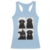 Funny Black Lab Racerback Tank Top Photobooth Selfie Dog Mom Gift - Wonder Print Shop