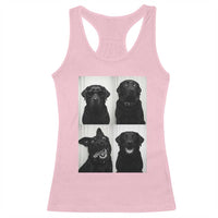 Funny Black Lab Racerback Tank Top Photobooth Selfie Dog Mom Gift - Wonder Print Shop