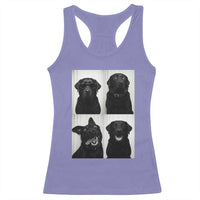 Funny Black Lab Racerback Tank Top Photobooth Selfie Dog Mom Gift - Wonder Print Shop