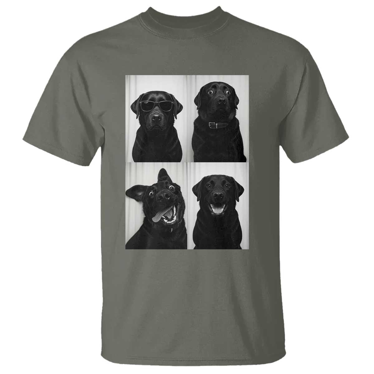 Funny Black Lab T Shirt Photobooth Selfie Dog Mom Gift - Wonder Print Shop