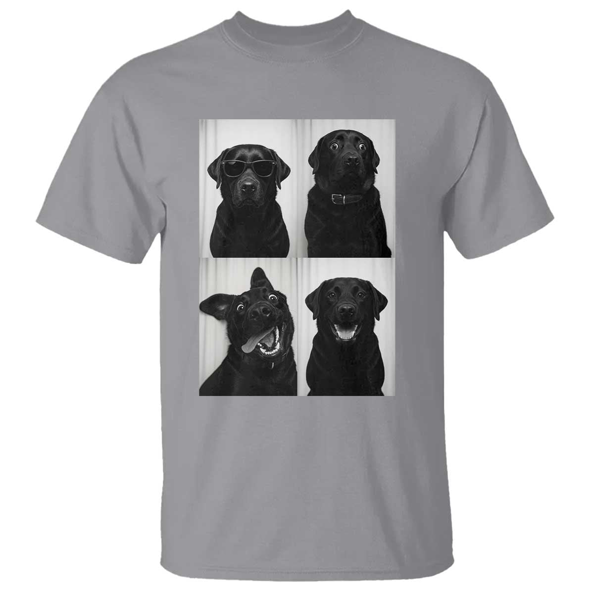 Funny Black Lab T Shirt Photobooth Selfie Dog Mom Gift - Wonder Print Shop