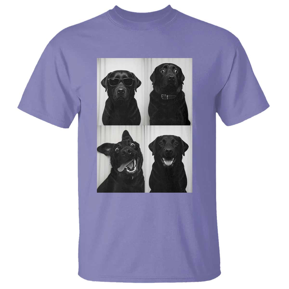 Funny Black Lab T Shirt Photobooth Selfie Dog Mom Gift - Wonder Print Shop