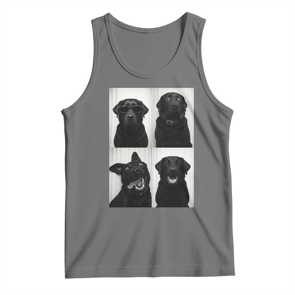 Funny Black Lab Tank Top Photobooth Selfie Dog Mom Gift - Wonder Print Shop
