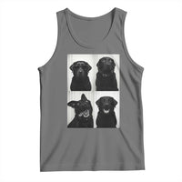 Funny Black Lab Tank Top Photobooth Selfie Dog Mom Gift - Wonder Print Shop
