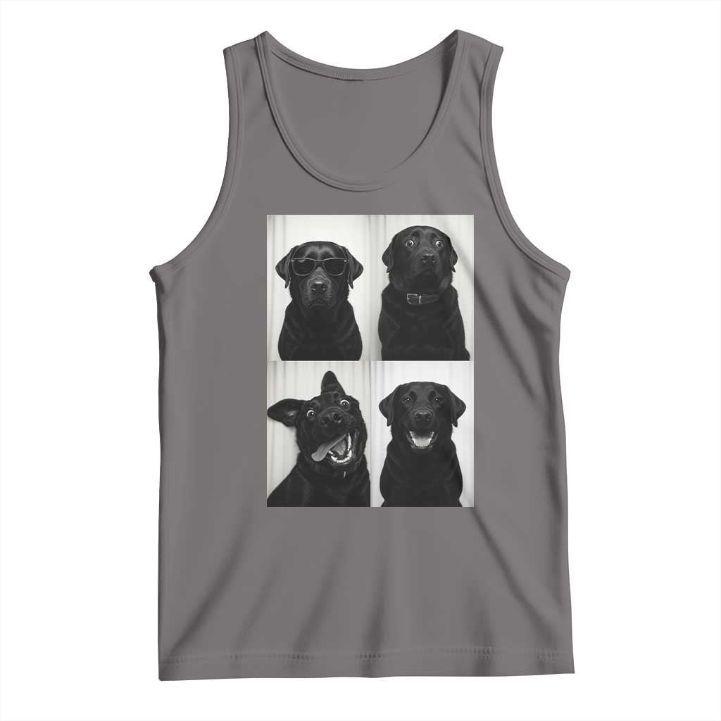 Funny Black Lab Tank Top Photobooth Selfie Dog Mom Gift - Wonder Print Shop