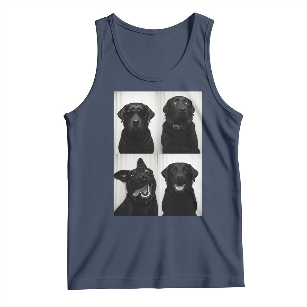 Funny Black Lab Tank Top Photobooth Selfie Dog Mom Gift - Wonder Print Shop