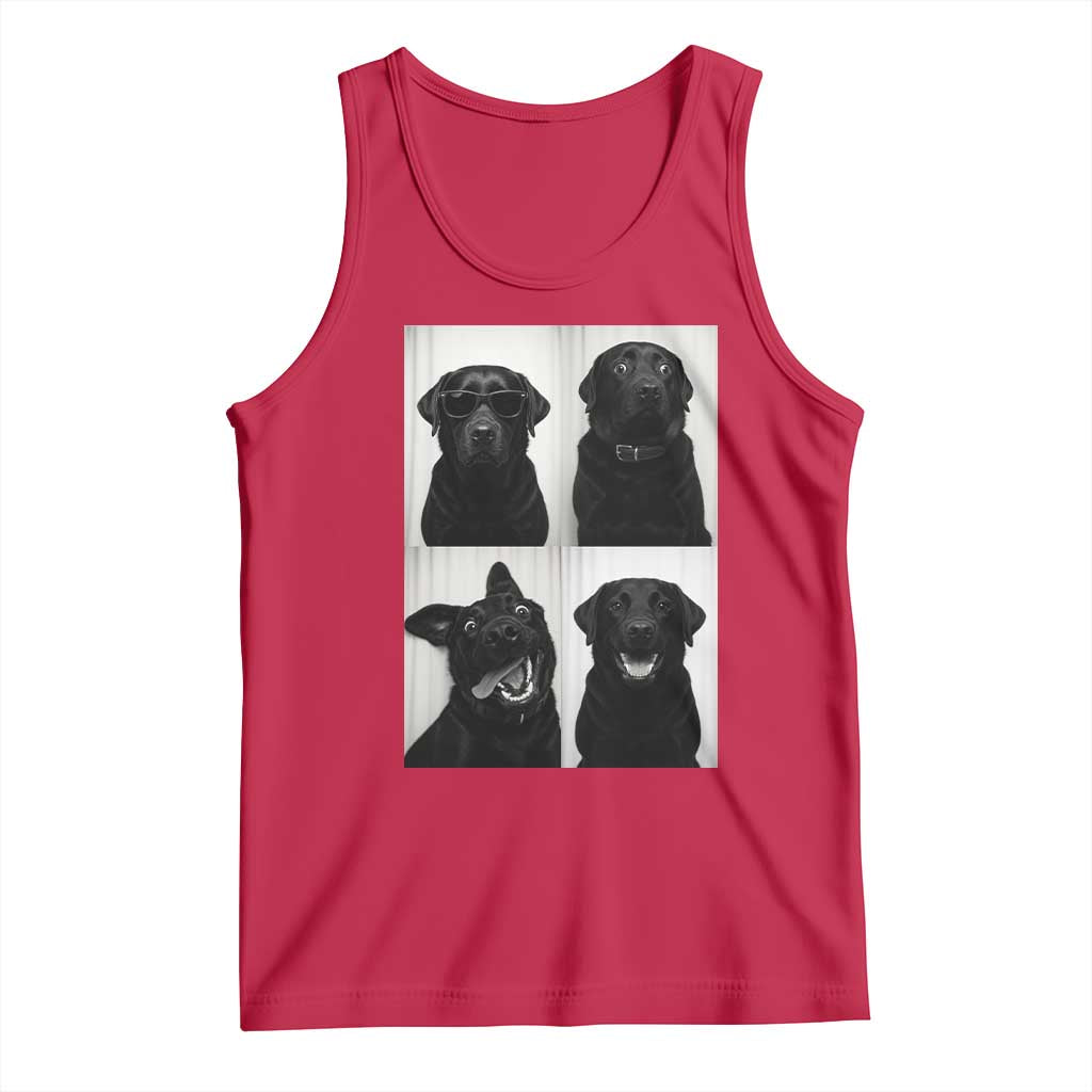 Funny Black Lab Tank Top Photobooth Selfie Dog Mom Gift - Wonder Print Shop