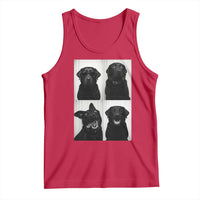 Funny Black Lab Tank Top Photobooth Selfie Dog Mom Gift - Wonder Print Shop