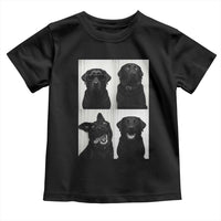 Funny Black Lab Toddler T Shirt Photobooth Selfie Dog Mom Gift - Wonder Print Shop