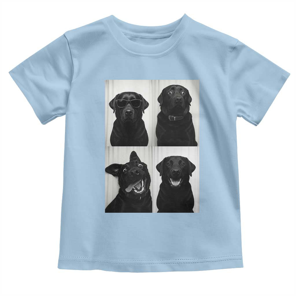 Funny Black Lab Toddler T Shirt Photobooth Selfie Dog Mom Gift - Wonder Print Shop