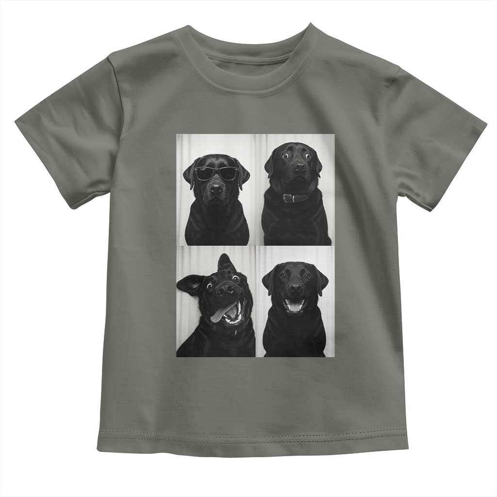 Funny Black Lab Toddler T Shirt Photobooth Selfie Dog Mom Gift - Wonder Print Shop