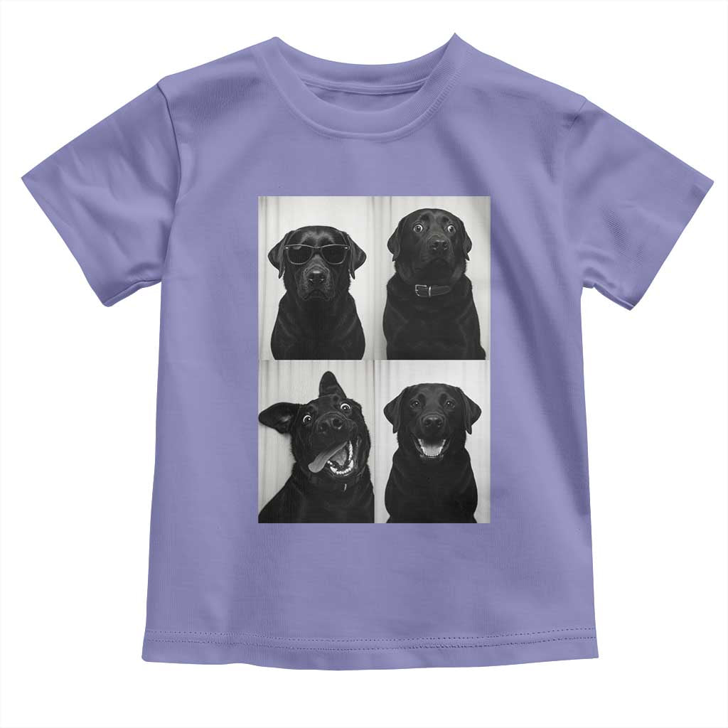 Funny Black Lab Toddler T Shirt Photobooth Selfie Dog Mom Gift - Wonder Print Shop