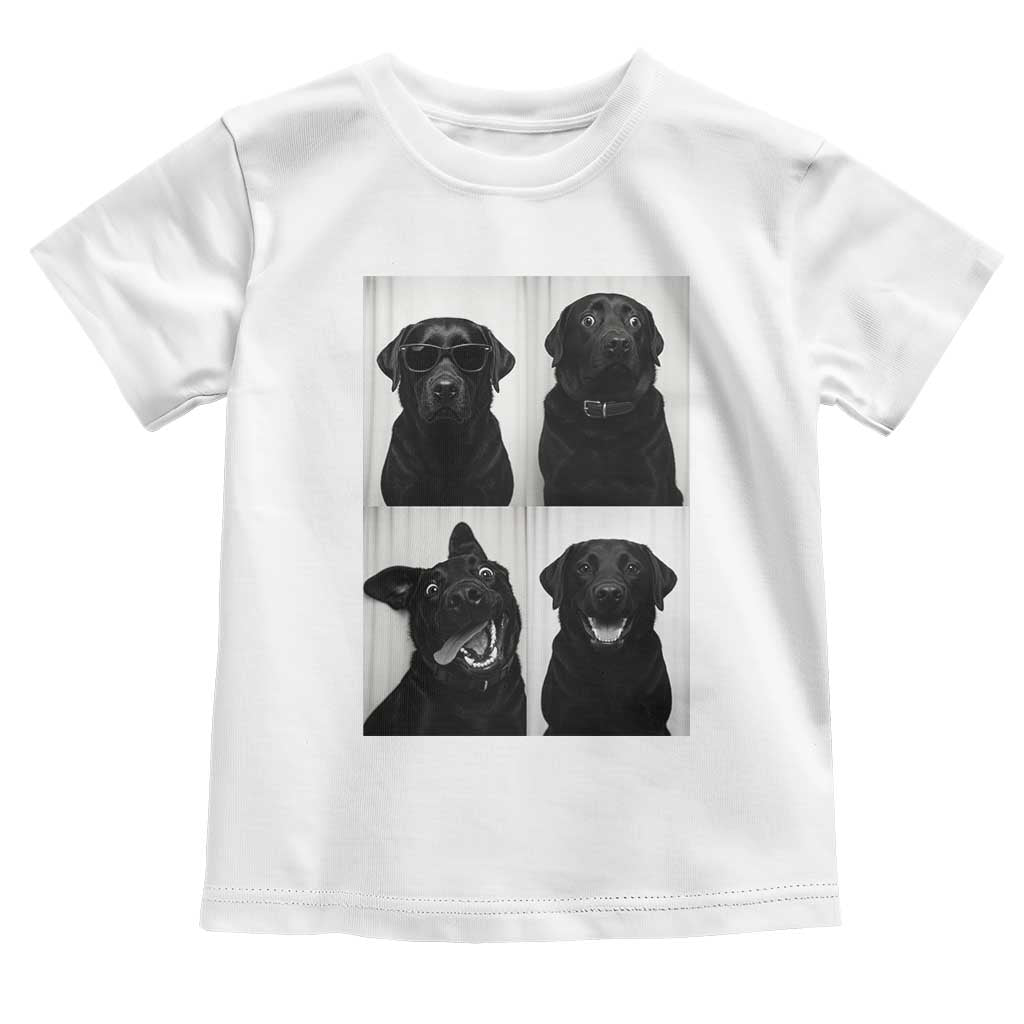Funny Black Lab Toddler T Shirt Photobooth Selfie Dog Mom Gift - Wonder Print Shop