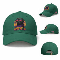 Funny Black Labrador Baseball Cap Dog Mom Retro Sunset Gift