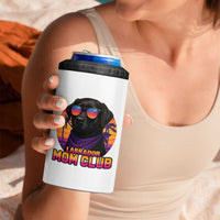 Funny Black Labrador 4 in 1 Can Cooler Tumbler Dog Mom Retro Sunset Gift - Wonder Print Shop