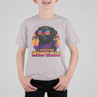 Funny Black Labrador T Shirt For Kid Dog Mom Retro Sunset Gift - Wonder Print Shop