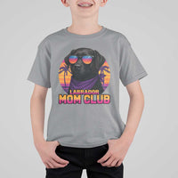 Funny Black Labrador T Shirt For Kid Dog Mom Retro Sunset Gift - Wonder Print Shop