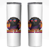Funny Black Labrador Skinny Tumbler Dog Mom Retro Sunset Gift - Wonder Print Shop