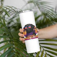 Funny Black Labrador Skinny Tumbler Dog Mom Retro Sunset Gift - Wonder Print Shop