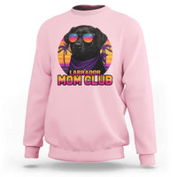 Funny Black Labrador Sweatshirt Dog Mom Retro Sunset Gift - Wonder Print Shop