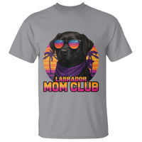 Funny Black Labrador T Shirt Dog Mom Retro Sunset Gift - Wonder Print Shop