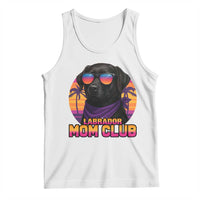 Funny Black Labrador Tank Top Dog Mom Retro Sunset Gift - Wonder Print Shop