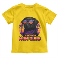 Funny Black Labrador Toddler T Shirt Dog Mom Retro Sunset Gift - Wonder Print Shop