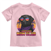 Funny Black Labrador Toddler T Shirt Dog Mom Retro Sunset Gift - Wonder Print Shop