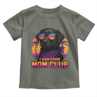 Funny Black Labrador Toddler T Shirt Dog Mom Retro Sunset Gift - Wonder Print Shop