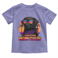 Funny Black Labrador Toddler T Shirt Dog Mom Retro Sunset Gift - Wonder Print Shop