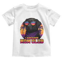 Funny Black Labrador Toddler T Shirt Dog Mom Retro Sunset Gift - Wonder Print Shop