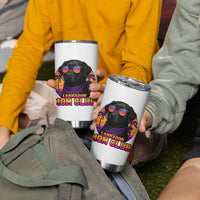 Funny Black Labrador Tumbler Cup Dog Mom Retro Sunset Gift - Wonder Print Shop