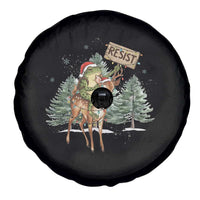 Resist Portland Frog Protest Christmas Spare Tire Cover Funny Holiday Meme Gift Idea - Wonder Print Shop