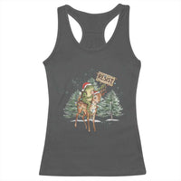 Resist Portland Frog Protest Christmas Racerback Tank Top Funny Holiday Meme Gift Idea - Wonder Print Shop