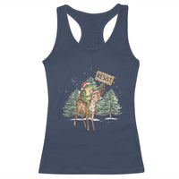 Resist Portland Frog Protest Christmas Racerback Tank Top Funny Holiday Meme Gift Idea - Wonder Print Shop