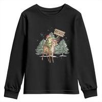 Resist Portland Frog Protest Christmas Youth Sweatshirt Funny Holiday Meme Gift Idea - Wonder Print Shop