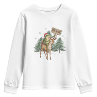 Resist Portland Frog Protest Christmas Youth Sweatshirt Funny Holiday Meme Gift Idea - Wonder Print Shop