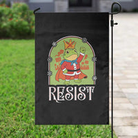 Resist Portland Frog Protest Garden Flag Funny No Kings Christmas Gift - Wonder Print Shop