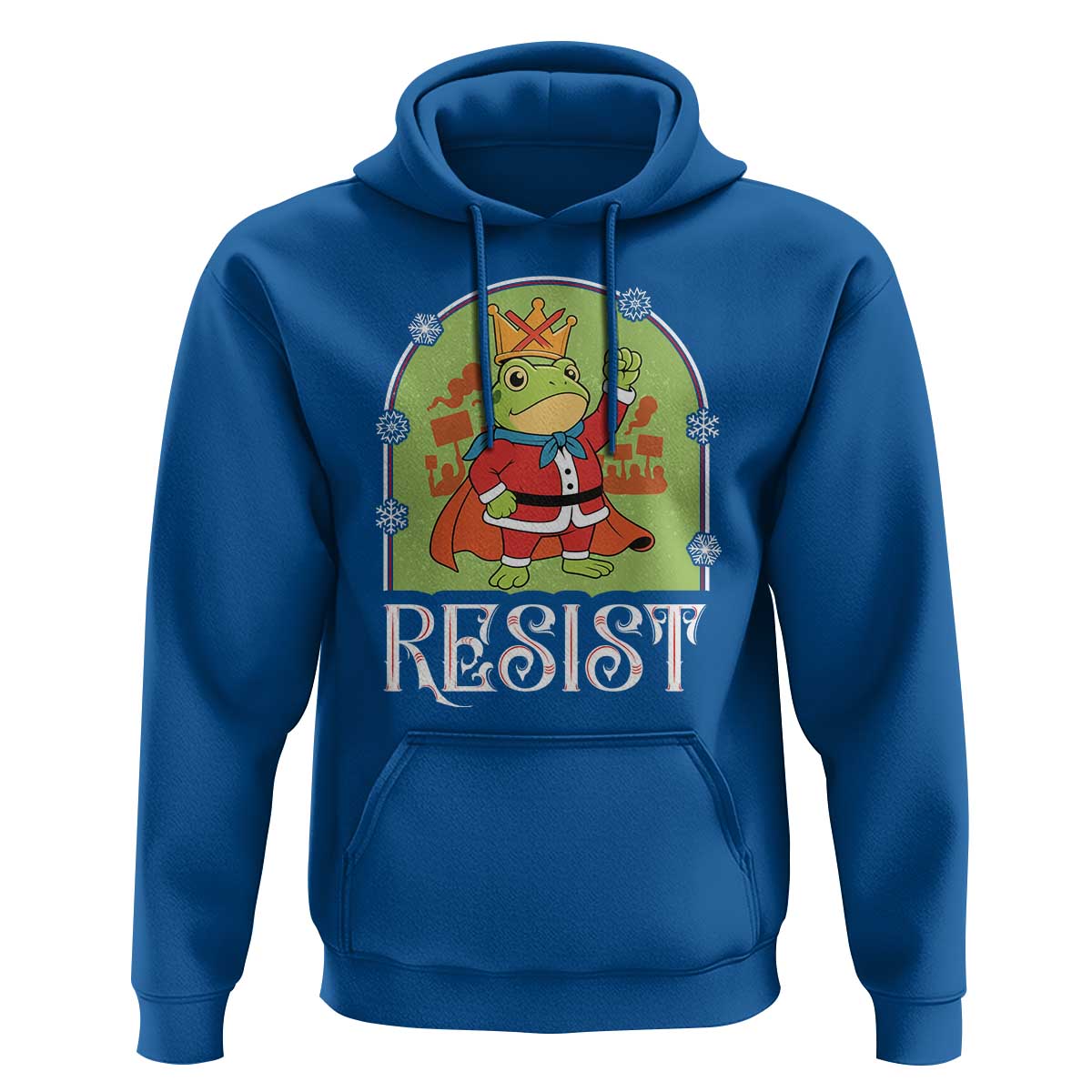 Resist Portland Frog Protest Hoodie Funny No Kings Christmas Gift - Wonder Print Shop
