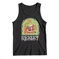 Resist Portland Frog Protest Tank Top Funny No Kings Christmas Gift - Wonder Print Shop