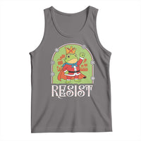 Resist Portland Frog Protest Tank Top Funny No Kings Christmas Gift - Wonder Print Shop