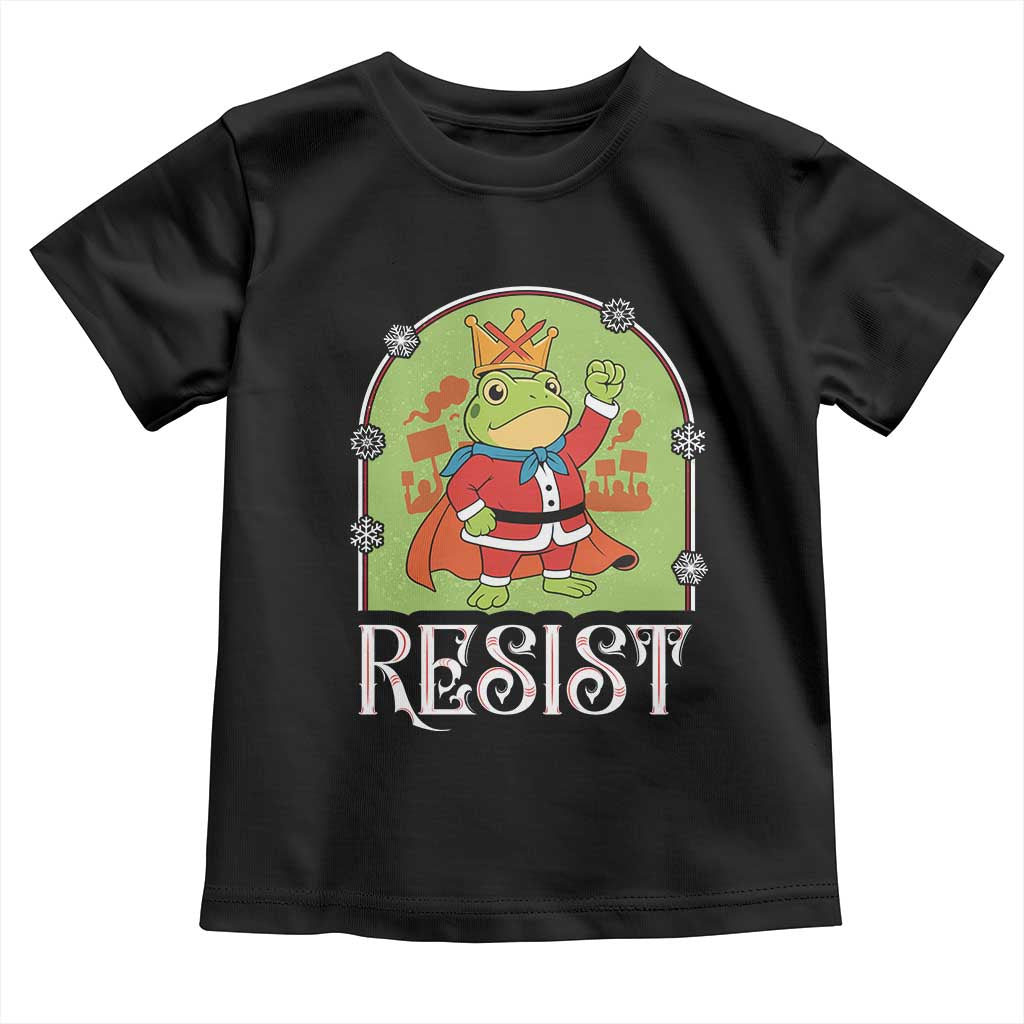 Resist Portland Frog Protest Toddler T Shirt Funny No Kings Christmas Gift - Wonder Print Shop